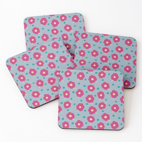 Item preview, Pink Yellow Flower Pattern designed and sold by JaselviiStudio.