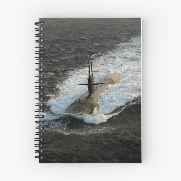 Item preview, STK100444M-The Los Angeles-class submarine USS Albuquerque surfaces in the Atlantic Ocean. designed and sold by StocktrekImages.