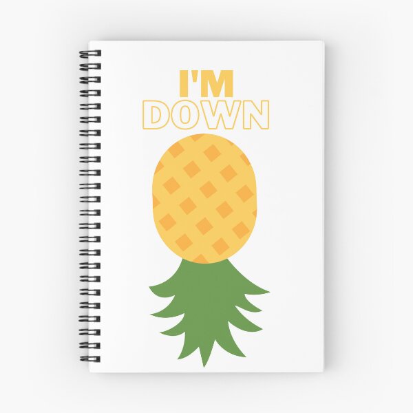 Item preview, Yellow I'm Down- Upside down pineapple designed and sold by DDDirtyfun.