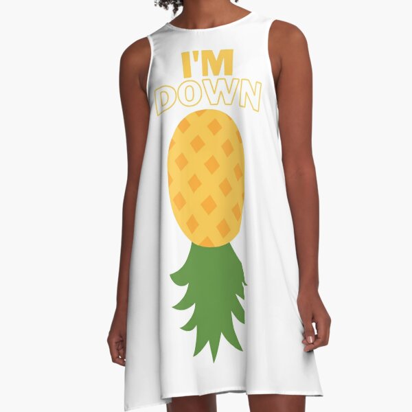 Upside Down Pineapple: Just Ask | A-Line Dress