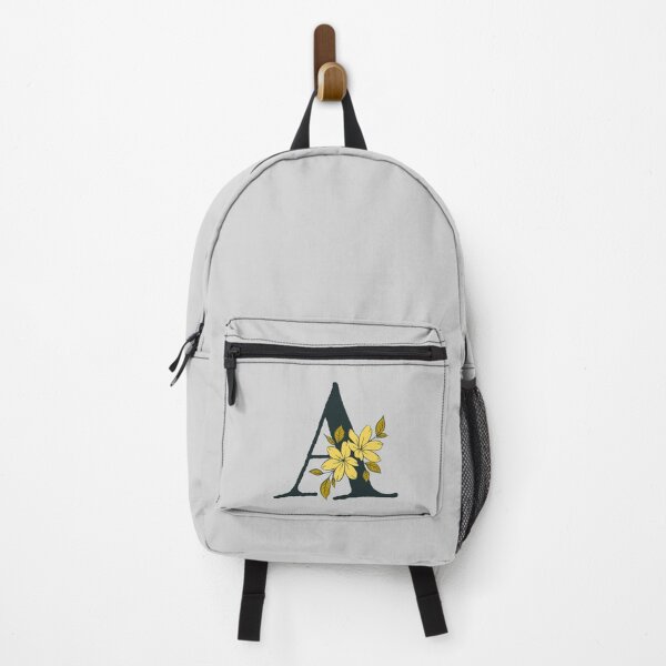 Item preview, Yellow floral A monogram designed and sold by Coffee Lifestyle.