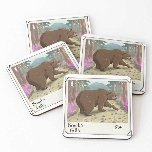 Item preview, Bear 856 Brooks falls designed and sold by LianeTancock.