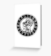 Mesoamerica - calendar bw Greeting Card