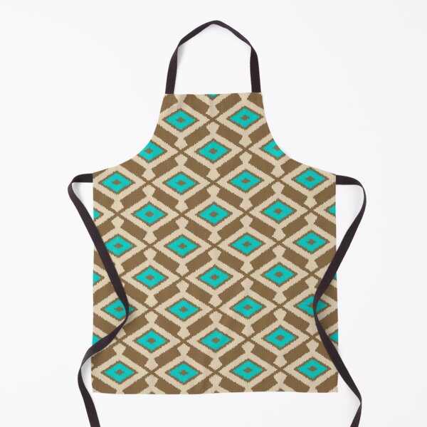 Item preview, Navajo Ikat, Turquoise and Taupe designed and sold by Marymarice.