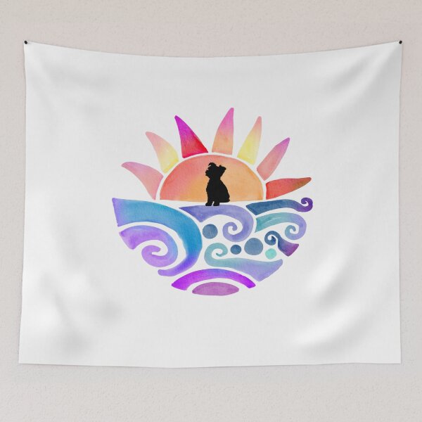 Item preview, Westland Terrier Sunset designed and sold by Doggymadness.
