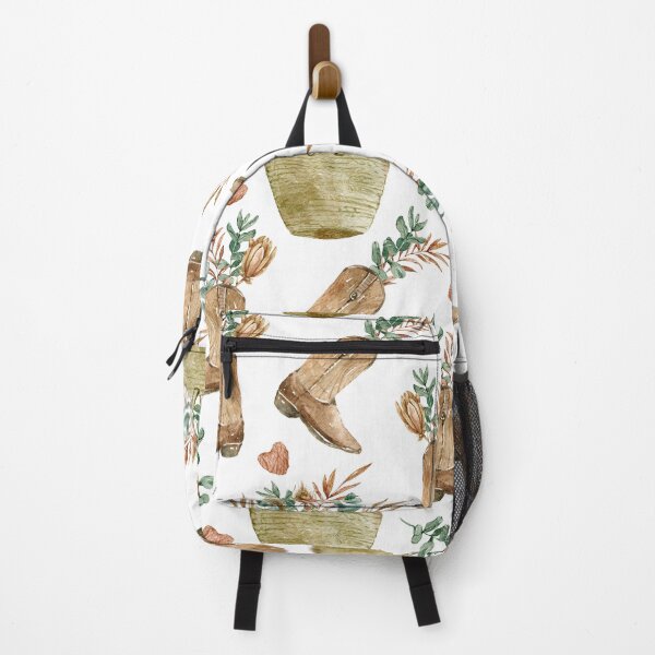 Item preview, Cowboy Boots Botanical Print designed and sold by ElishaKayne.