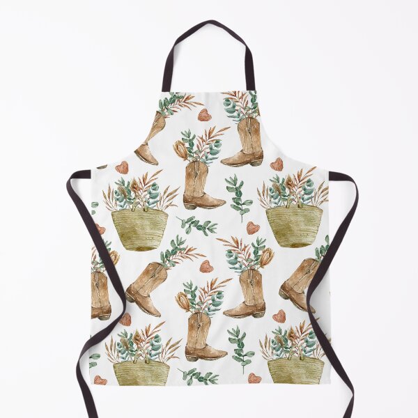 Item preview, Cowboy Boots Botanical Print designed and sold by ElishaKayne.