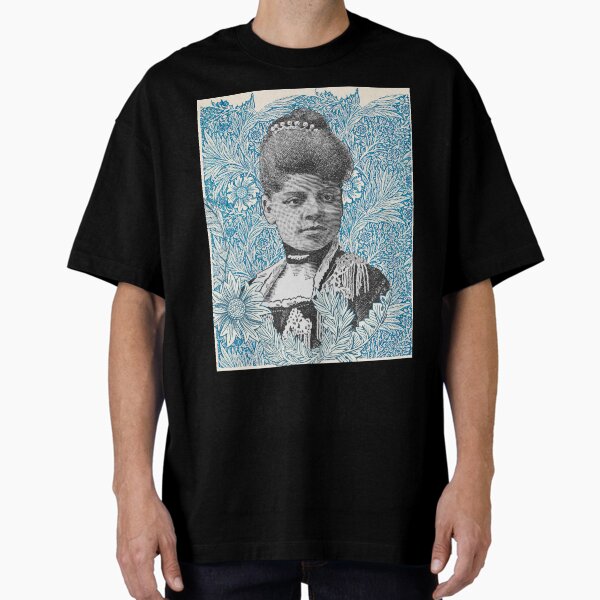 Vista previa del artículo con la obra «Ida B. Wells entre el Blue Merigold de William Morris», diseñado y vendido por BriguyBlock.
