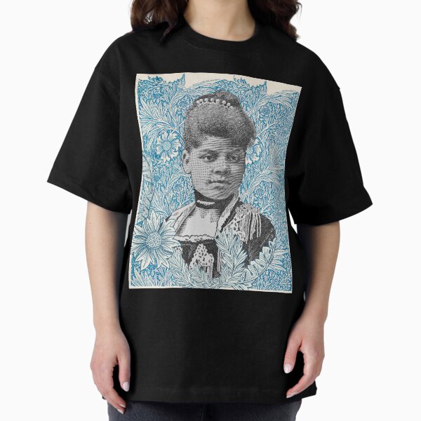 Vista previa del artículo con la obra «Ida B. Wells entre el Blue Merigold de William Morris», diseñado y vendido por BriguyBlock.
