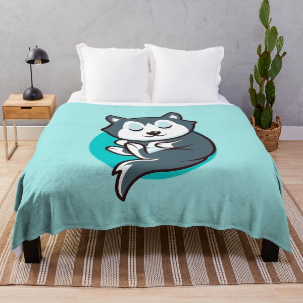 Item preview, Cute husky puppy sleeping designed and sold by Tobasiano.