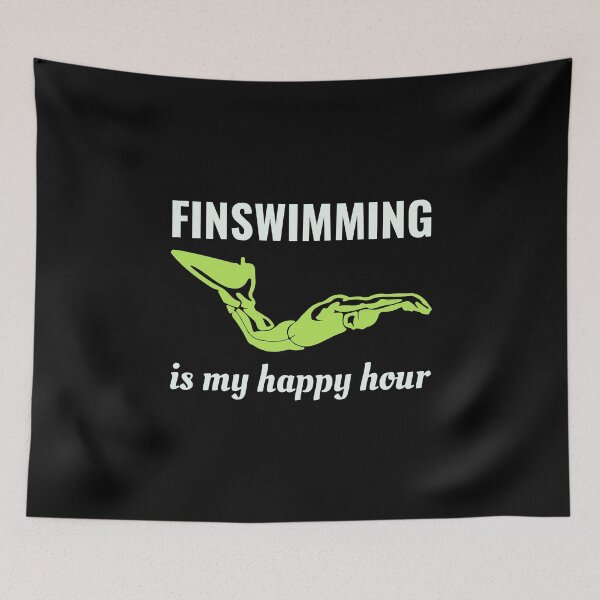 Item preview, Finswimming Swimming Swimmer Water Sport  designed and sold by CuteDesigns1.