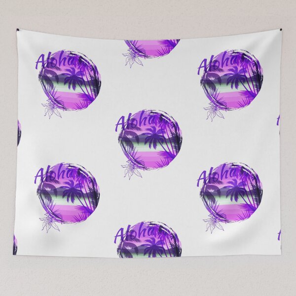 Item preview,  Aloha Violet Night  designed and sold by Urimagery.