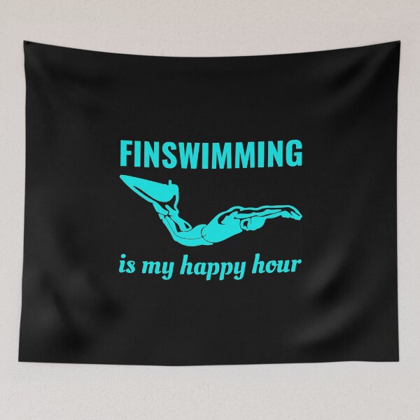 Item preview, Finswimming Swimming Swimmer Water Sport  designed and sold by CuteDesigns1.