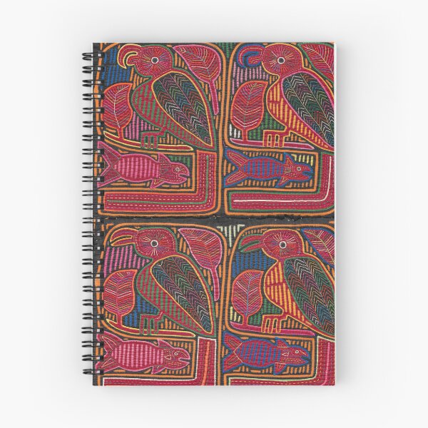 Item preview, Birds and Fish Vintage Mola Textile designed and sold by Vintage Wall Art.