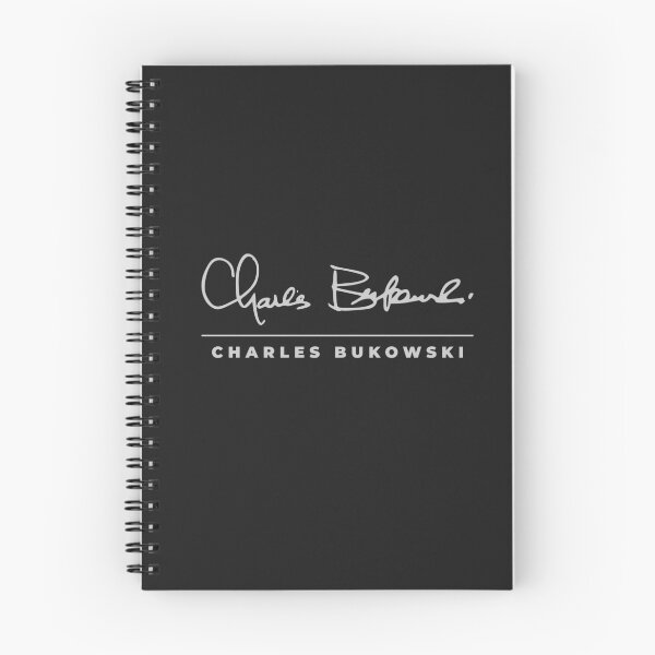 Item preview, Charles Bukowski signature t-shirt designed and sold by CMYKStudio.