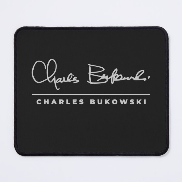 Item preview, Charles Bukowski signature t-shirt designed and sold by CMYKStudio.