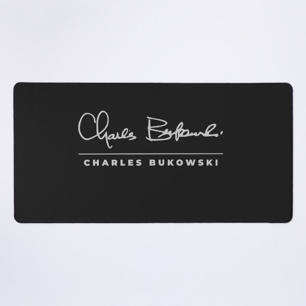 Item preview, Charles Bukowski signature t-shirt designed and sold by CMYKStudio.