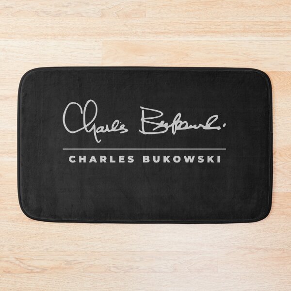 Item preview, Charles Bukowski signature t-shirt designed and sold by CMYKStudio.