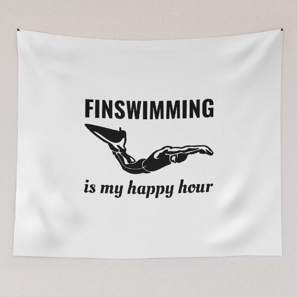 Item preview, Finswimming Swimming Swimmer Water Sport  designed and sold by CuteDesigns1.