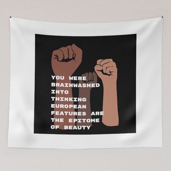 Item preview, Eurocentric Beliefs Do Not Define Your Beauty - Equality Quote #2 designed and sold by stareve.
