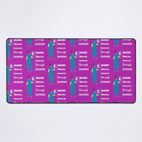 Item preview, God Works Miracles Through Nurses designed and sold by Rell1970.