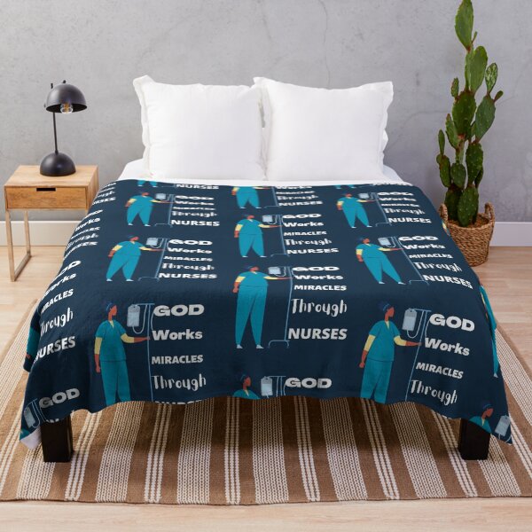 Item preview, God Works Miracles Through Nurses designed and sold by Rell1970.