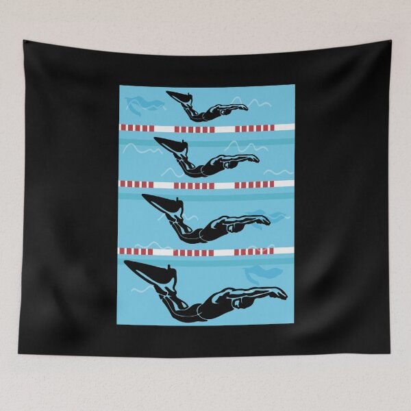 Item preview, Finswimming Girl Swimming Swimmer Water Sport  designed and sold by CuteDesigns1.