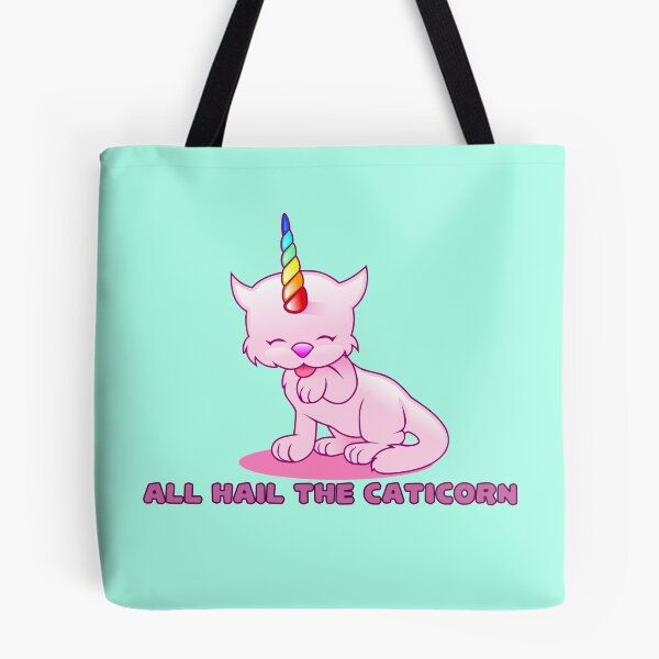 Item preview, Cat Kitty Unicorn All Hail the Caticorn designed and sold by lazygoattees.