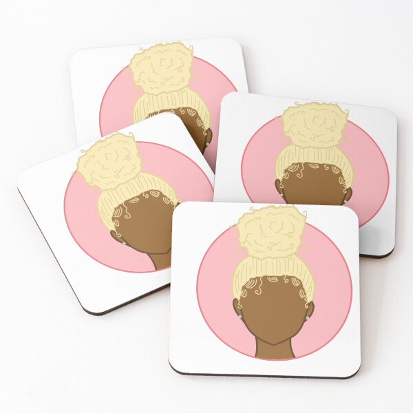 Item preview, Black girl with blonde bun designed and sold by AprilleRose.