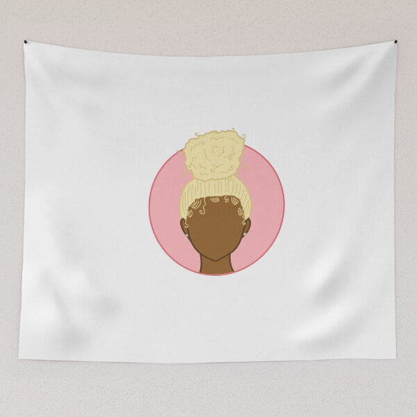 Item preview, Black girl with blonde bun designed and sold by AprilleRose.