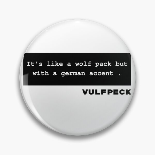 Item preview, VulfPeck - German Wolf Pack Quote designed and sold by stareve.