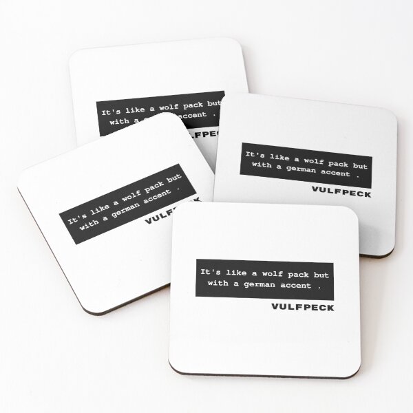 Item preview, VulfPeck - German Wolf Pack Quote designed and sold by stareve.