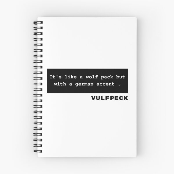 Item preview, VulfPeck - German Wolf Pack Quote designed and sold by stareve.