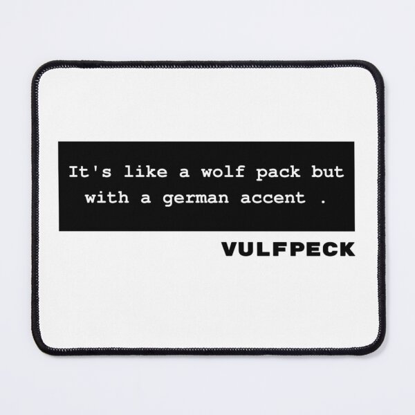 Item preview, VulfPeck - German Wolf Pack Quote designed and sold by stareve.