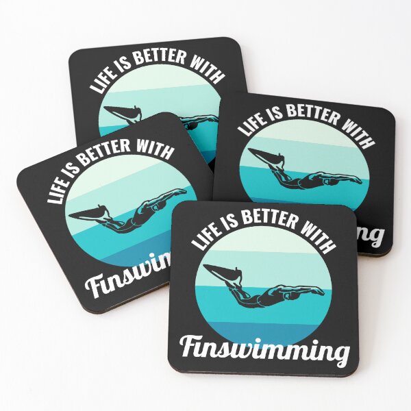 Item preview, Finswimming Swimming Swimmer Water Sport  designed and sold by CuteDesigns1.