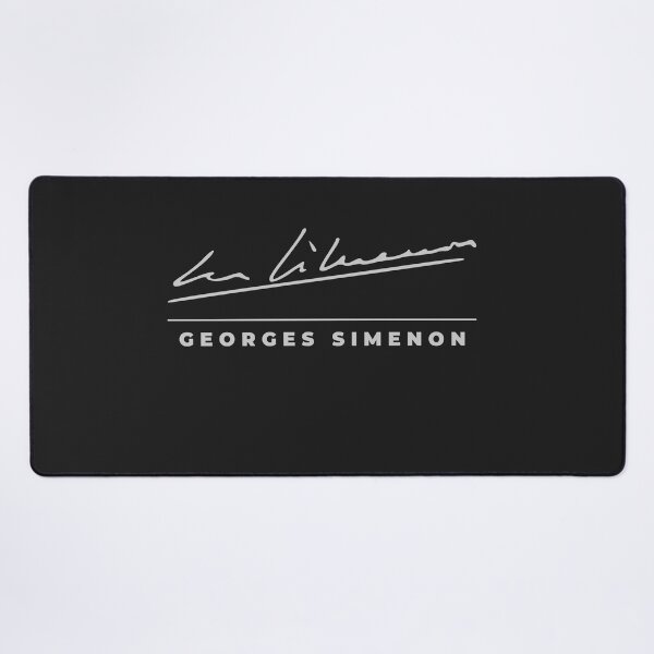 Item preview, Georges Simenon signature t-shirt designed and sold by CMYKStudio.