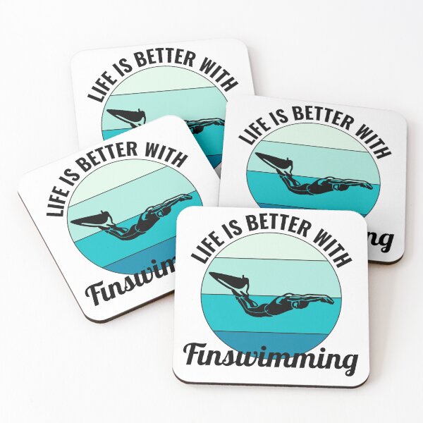 Item preview, Finswimming Swimming Swimmer Water Sport  designed and sold by CuteDesigns1.