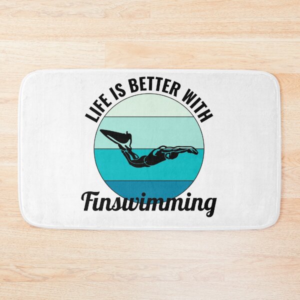 Item preview, Finswimming Swimming Swimmer Water Sport  designed and sold by CuteDesigns1.