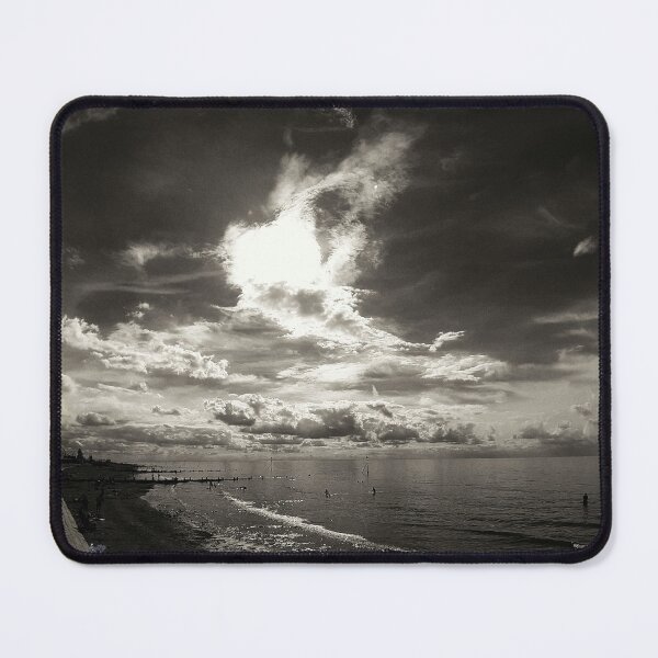 Item preview, Hunstanton Sea BW Print designed and sold by Spacepenguintim.
