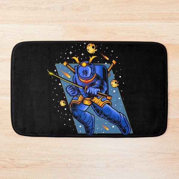 Item preview, Astronaut Samurai Warrior fighting in galaxy stars designed and sold by MyMerch4u.
