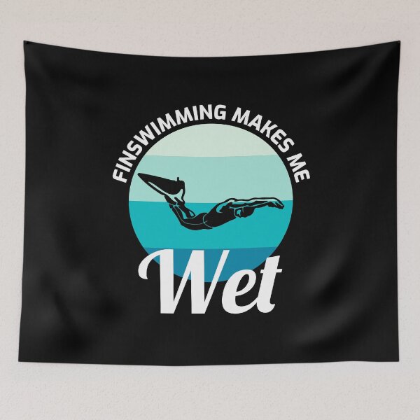 Item preview, Finswimming Swimming Swimmer Water Sport  designed and sold by CuteDesigns1.
