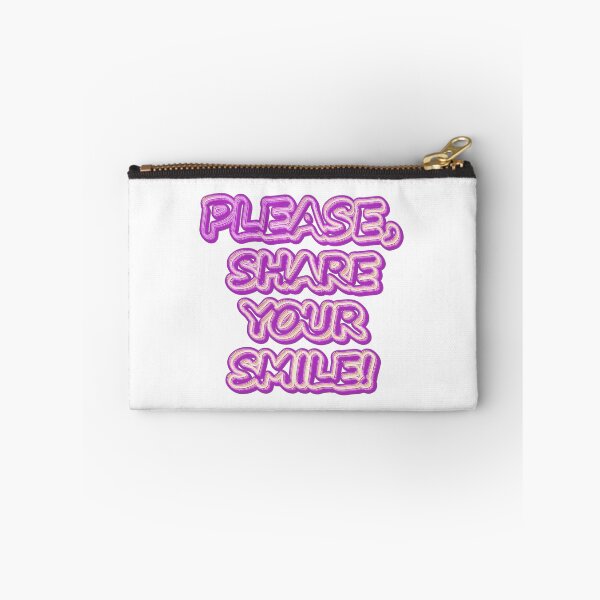 Item preview,  "Please Share Your Smile!" Cute Design. Buy Now designed and sold by Health And Fitness Posts e-Store.