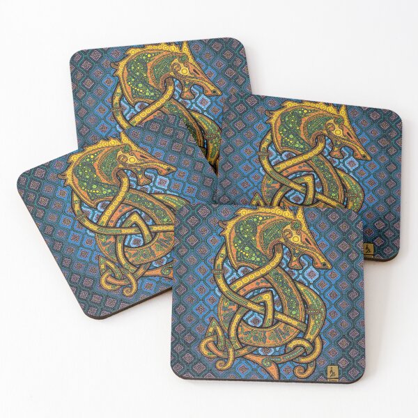 Item preview, Celtic Dragon Vertical designed and sold by DrKimsFineArt.