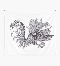 Gamecock Zen Wall Tapestry