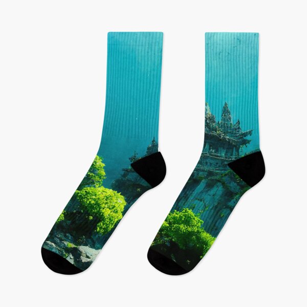 Item preview, Underwater Temple designed and sold by shokA Design.