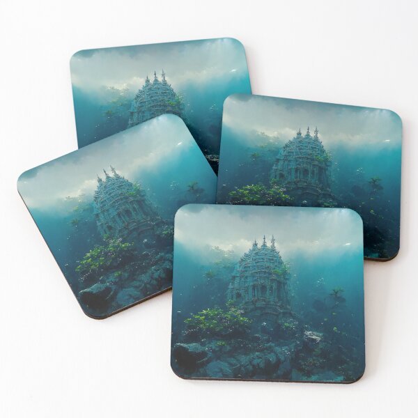 Item preview, Underwater Temple designed and sold by shokA Design.
