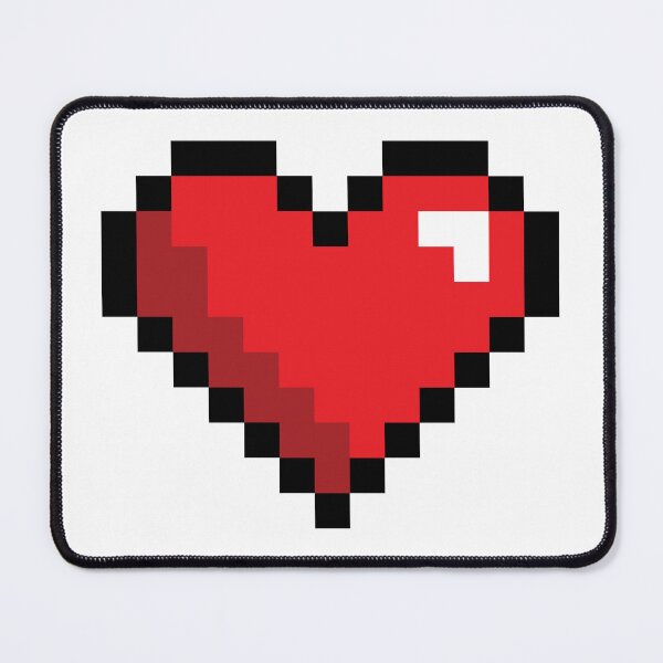 Item preview, 8-Bit Red Heart designed and sold by runningwithfoxes.