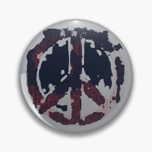 Item preview, Grunge Distressed CND Symbol of Peace Sign designed and sold by ALesterDesign.