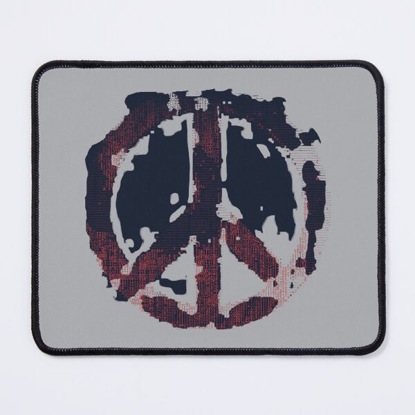 Item preview, Grunge Distressed CND Symbol of Peace Sign designed and sold by ALesterDesign.