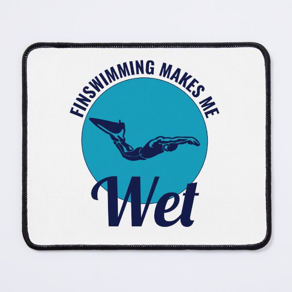 Item preview, Finswimming Swimming Swimmer Water Sport designed and sold by CuteDesigns1.